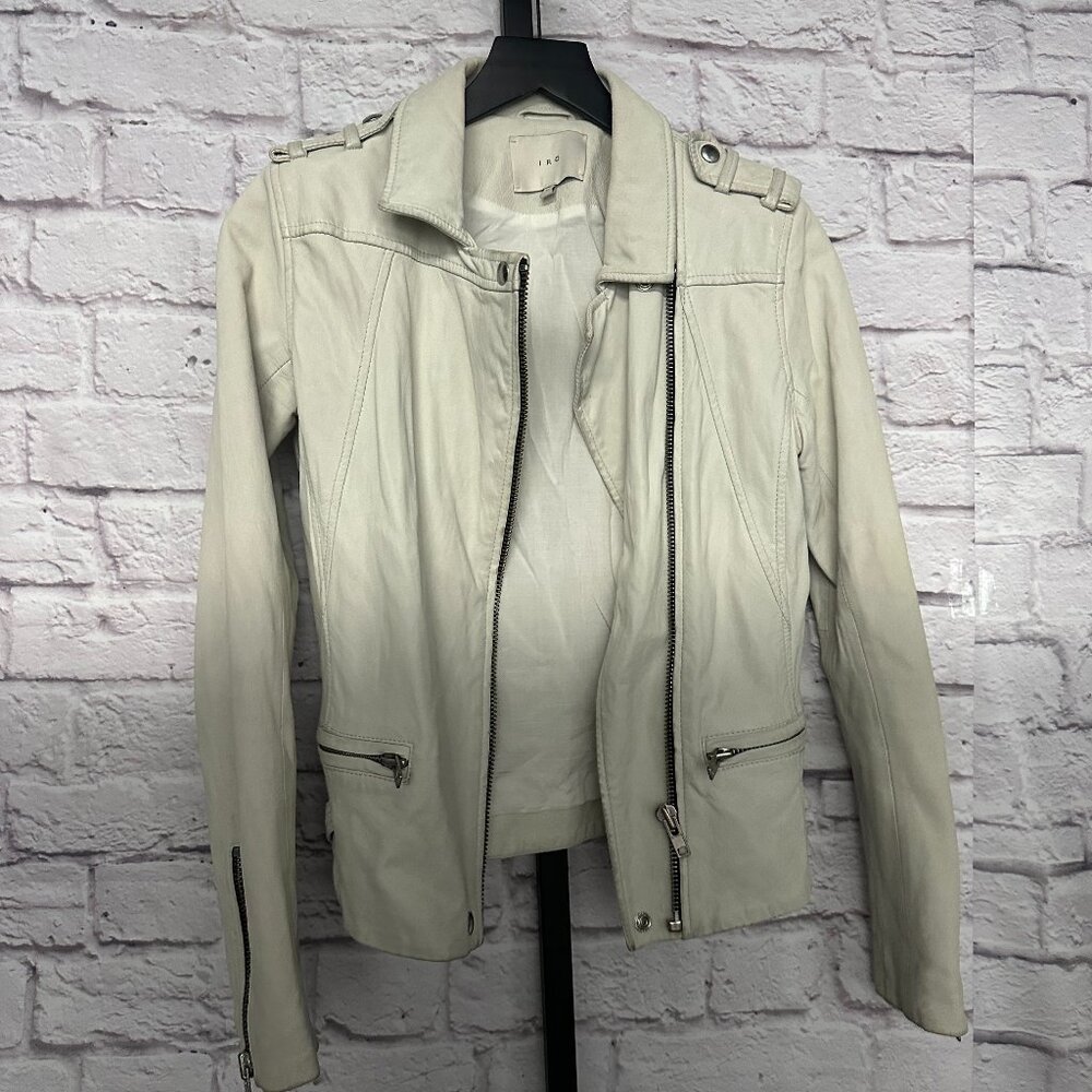 IRO Lamb Leather Biker Jacket